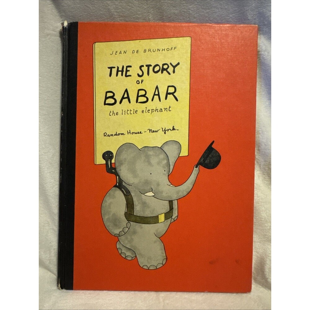 Vintage The Story Of Babar By Jean De Brunhoff 1960